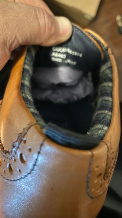 Pantofi din piele naturală maro mărimea 44
