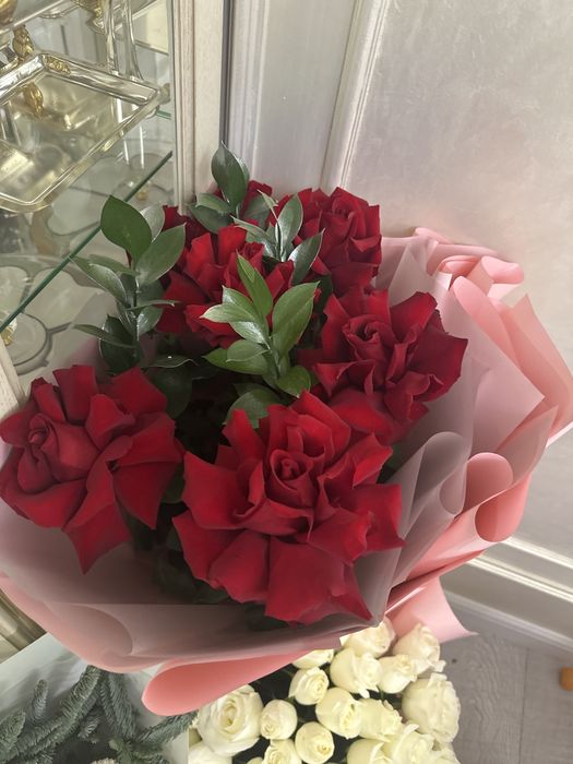 Букет из 7 красных роз