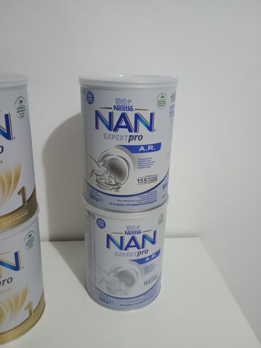 Lapte praf Nan și Aptamil