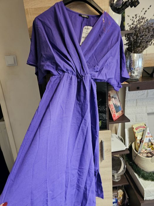 Rochie violet eleganta