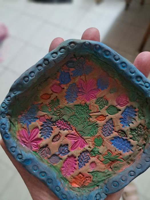 Арт чинийка от глина