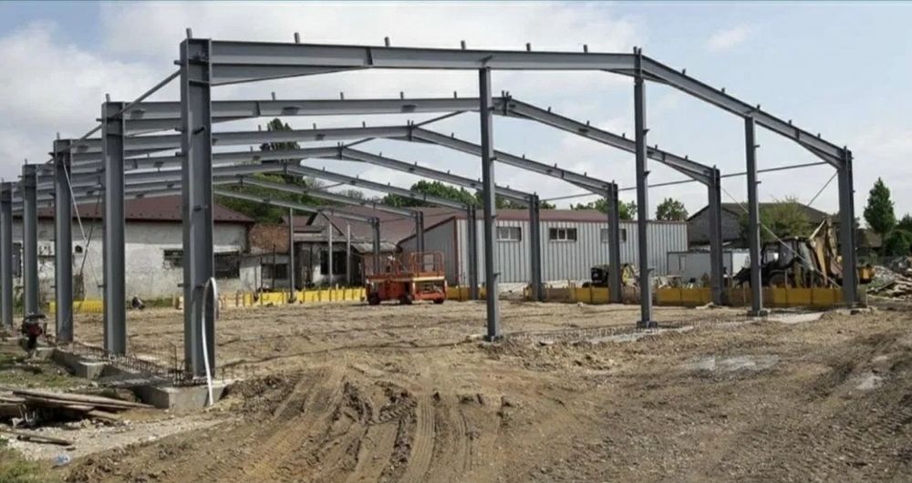 Vand și construiesc hale metalice noi ne ocupam de tot ce este nevoie