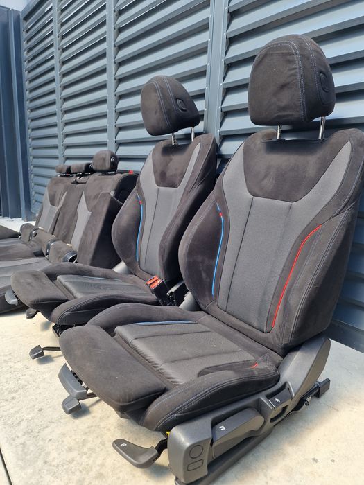 Interior alcantara scaune fata recaro sport cu incalzire bancheta spate  bmw g26 seria 4