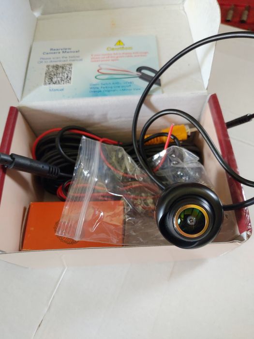 Camera auto marsarier, oglinzi retrovizoare sau frontal golden lens