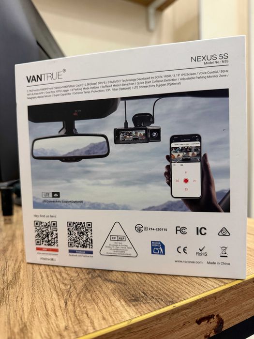 Продаётся Б/У видеорегистратор Vantrue Nexus 5S