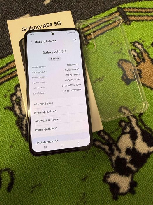 Vand Sau Schimb Samsung Galaxy A54 5G Black 128Gb Dual Sim