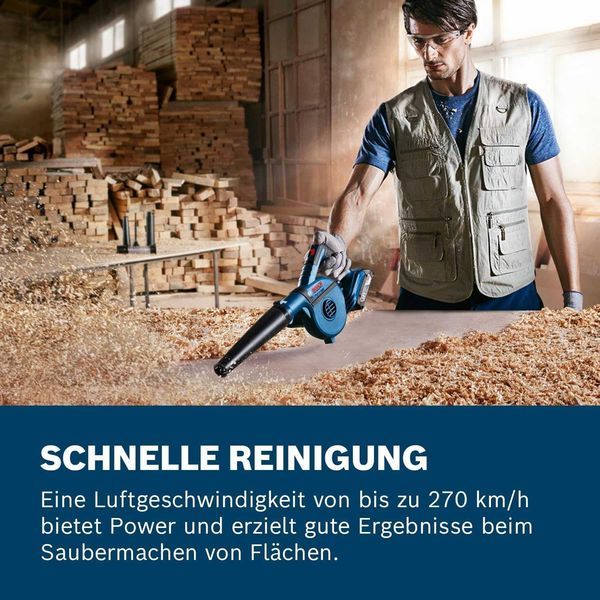 Акумулаторна Духалка Въздуходувка Bosch GBL 18V-120, 06019F5100, Без Батерия и Зарядно, 2 години Гаранция, Нова
