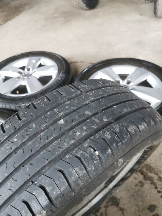 Jante R16 Originale VW 5x112 cu cauciucuri de vară