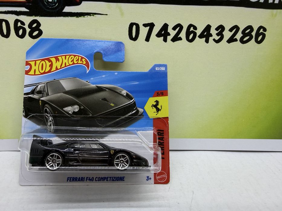 Ferarri F40 365 12cilindri  lot 3 machete Hot Wheels scara 1:64