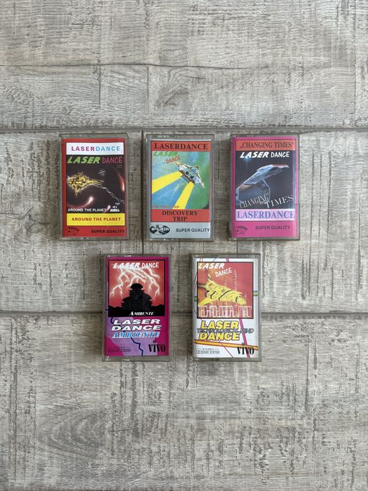 Lot 5 casete audio synth-pop/downtempo/italo-disco - LASERDANCE