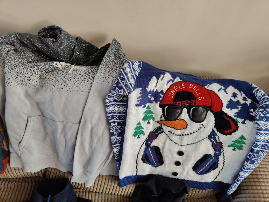 Два Лота дрехи есен зима за момче 11/12 год. 146 см/155