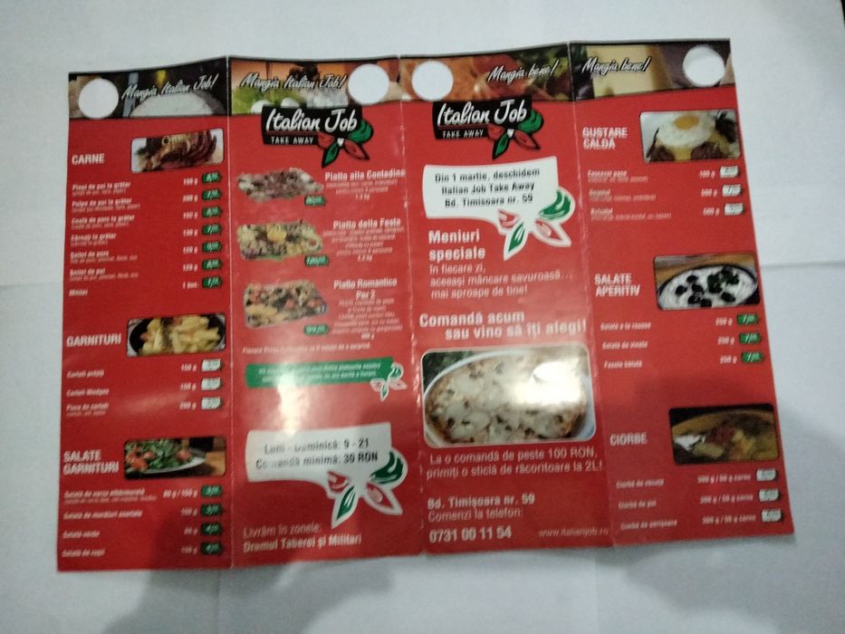 Distributie pliante și afișe (panou publicitar)