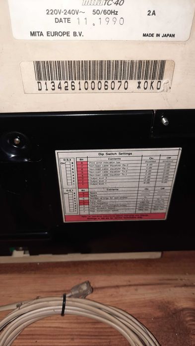 Fax Mita, fabricat in Japonia, 20 lei