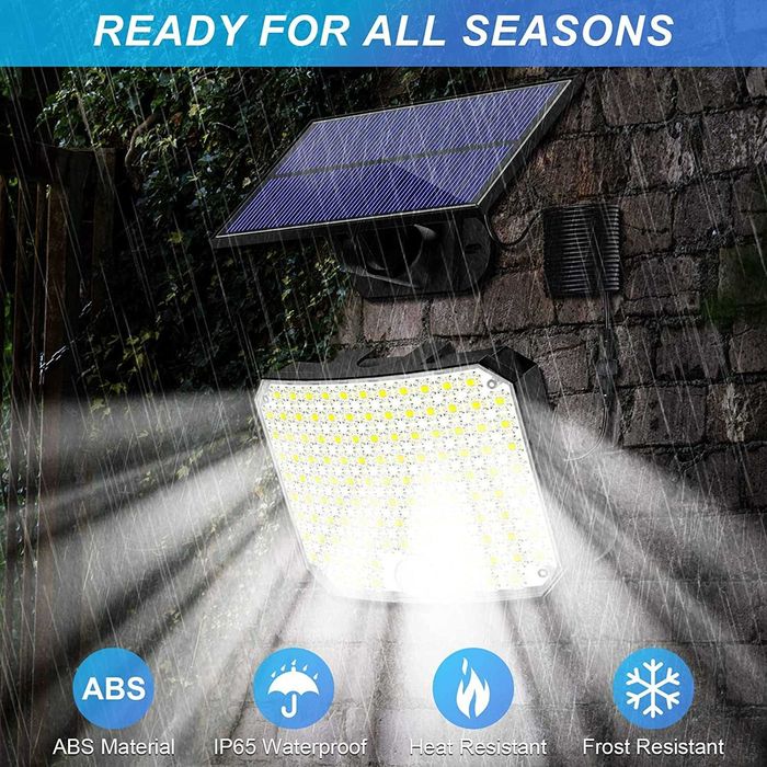 Lampa solara 106/118/172 LED cu senzor de miscare cu /fara telecomanda