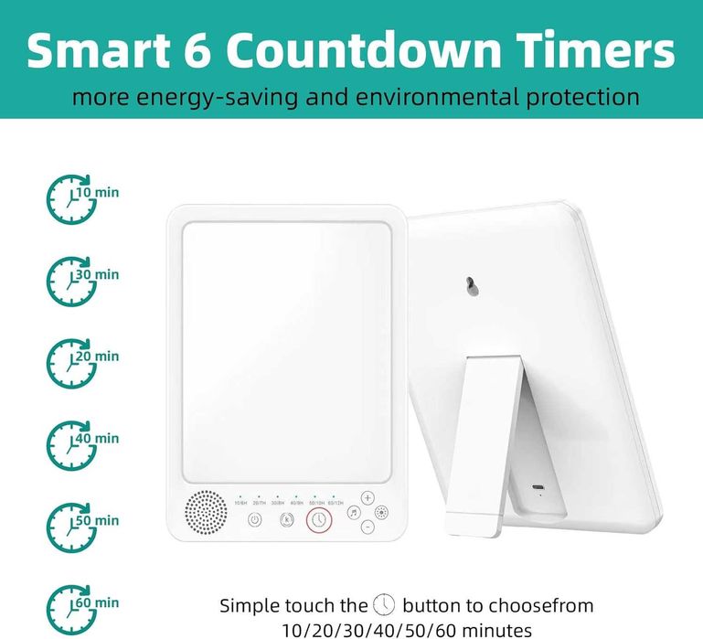 Лампа за светлинна терапия, UV-Free 10000Lux