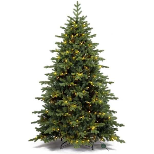 Brad artificial de Craciun Spitsbergen cu LED 180cm