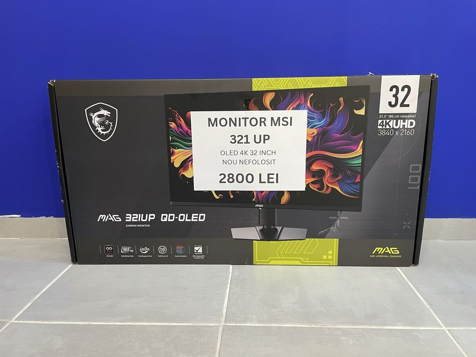 Monitor MSI MAG 321 UP NOU - Zenith Amanet Brâncoveanu