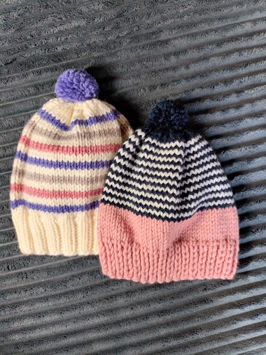 Детские вязаные шапки