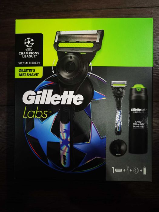 Gillette Labs UEFA Champions League Special Edition самобръсначка и гел