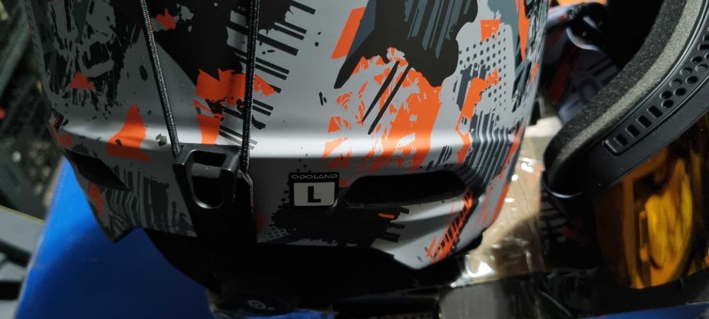 Set NOU Casca + Ochelari Schi Odoland - Marimi L  si M - UV400