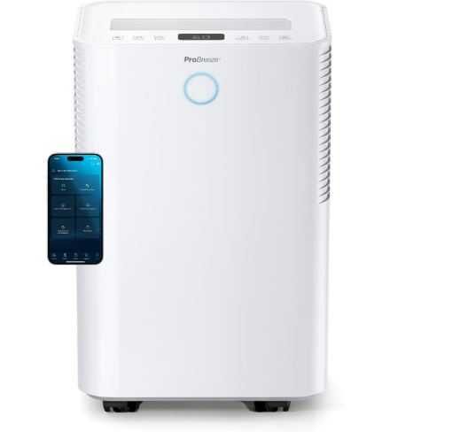 Dezumidificator inteligent Pro Breeze OmniDry 20L Wi-Fi