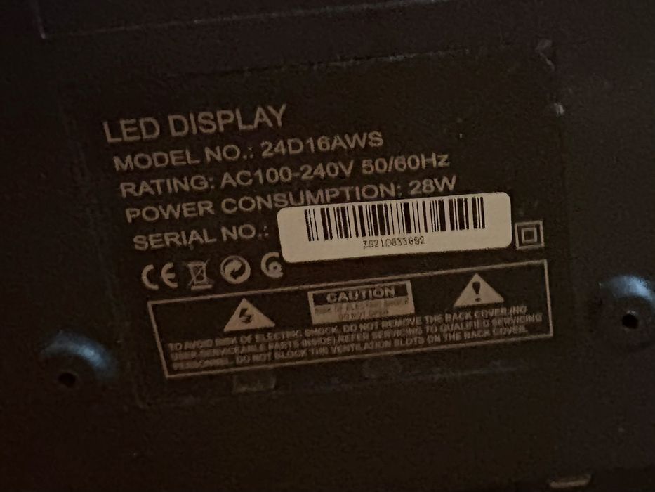 Crown LED TV 24D16AWS