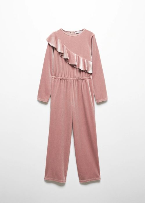 Нов MANGO кадифен гащеризон, 140 размер