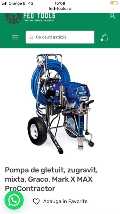 Pompe tencuit/zugravit