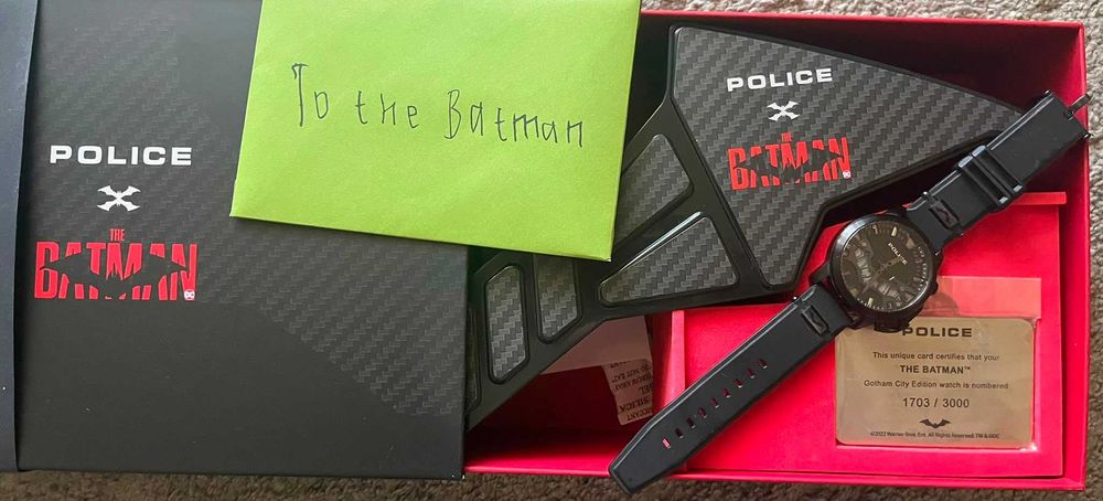 Ceas Police x The Batman Gotham City Edition – Ediție Limitată 1703/3000 | Cutie Completă