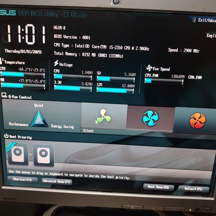 Комп в сборе i5 2310, 8Gb, Ssd