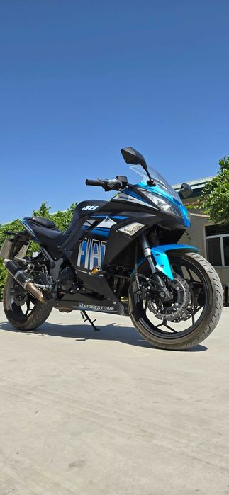 Мотоцикл Kawasaki Ninja 400 куб, инжектор мотор