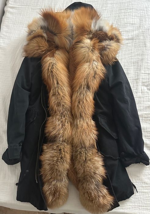 Зимно яке/парка със естествен косъм