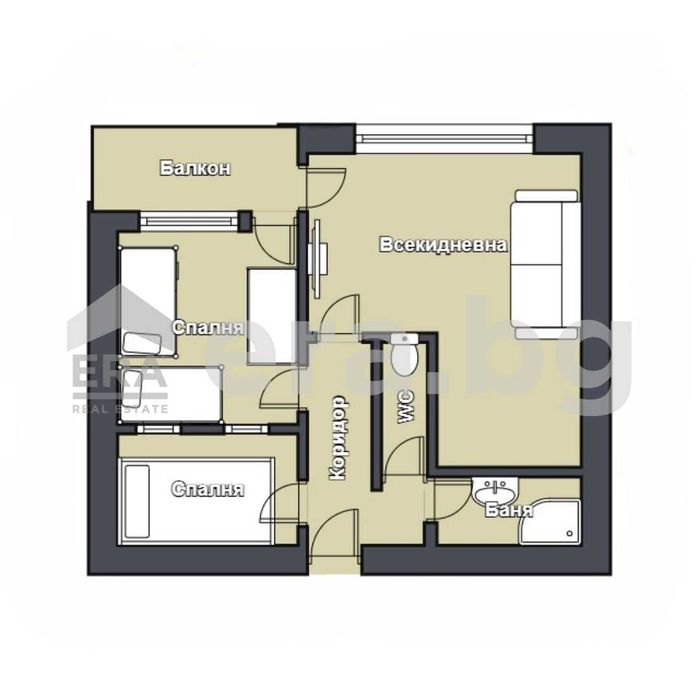 Продава се Двустаен апартамент в Варна, Владислав Варненчик - 49 кв.м за 1682 €/кв.м - Снимка #9