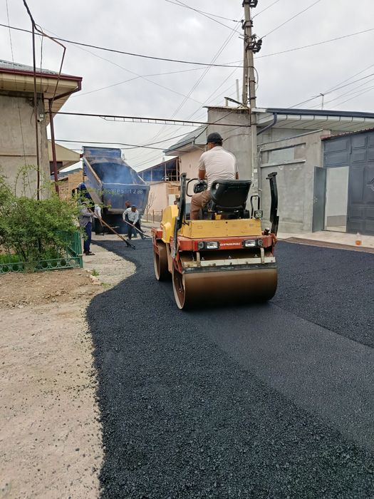 Asfalt yotqizamiz melki Sifatli xamyonbob narxlarda