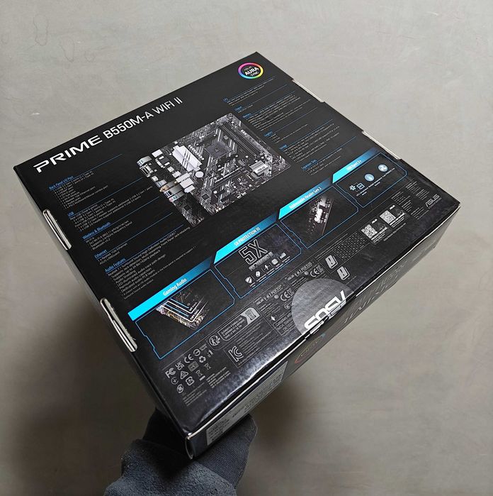 Материнская плата ASUS Prime B550M-A WiFi II (AM4, DDR4, PCIe 4.0)