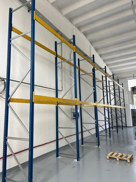 Rafturi metalice depozitare paleti industriale 65x7