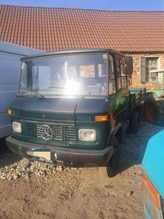 Camionetă Mercedes Vario 512D demarată 3,5t basculă Meiller Kipper atestat vechicul istoric[608D 609D 611D 612D 614D 709D 711D 809D 811D 814D 815D 816
