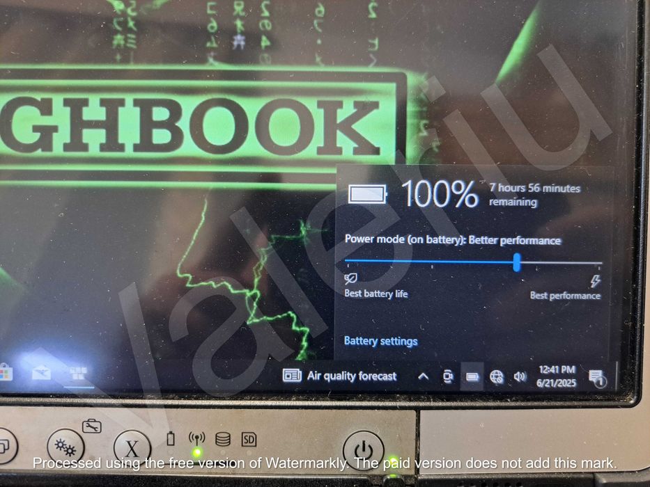 Tabletă militară Panasonic Toughbook CF-D1, I5, 16 GB RAM, SSD 512 GB