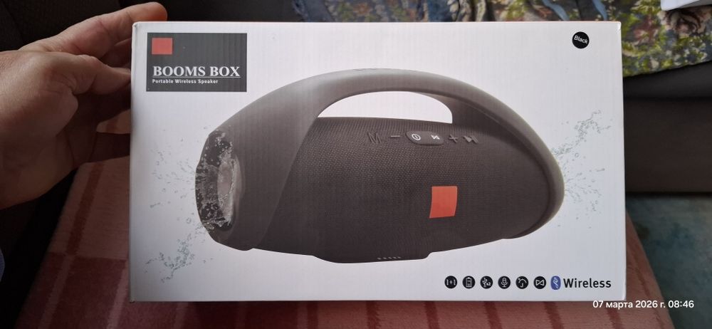 Booms box новый брызгозащищённый