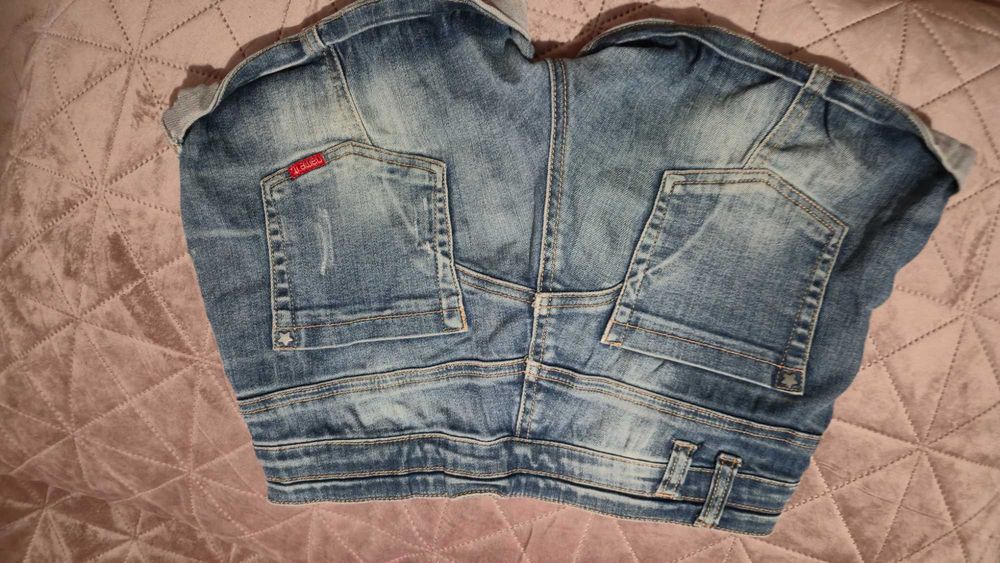 Детски дънкови къси панталони