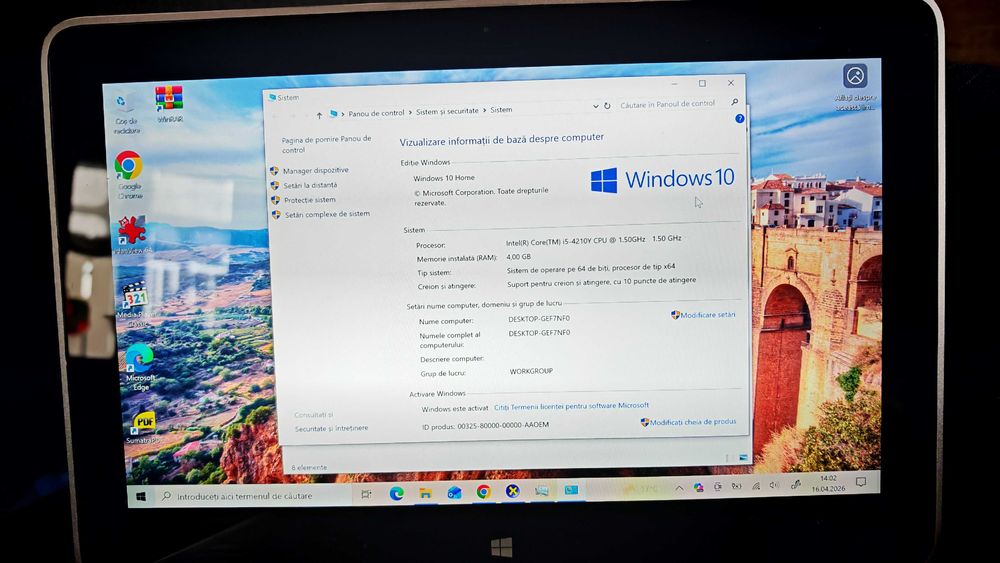 Dell Dell XPS 11 (P16T), i5 ecran tactil QHD 11.6",  sau dezmembrez