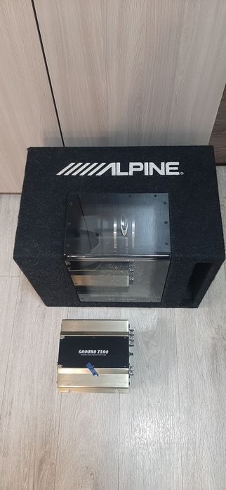 Alpine сабвуфер.