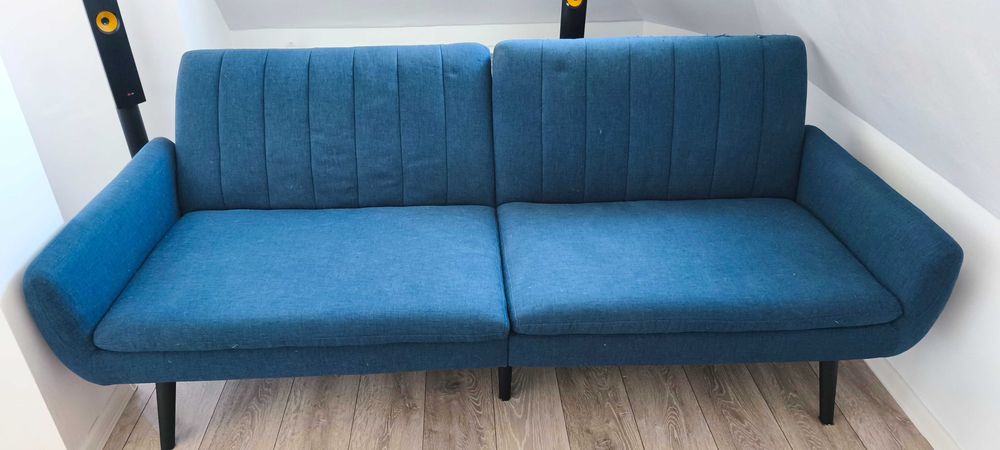 Разтегателен диван HARNDRUP тъмносин