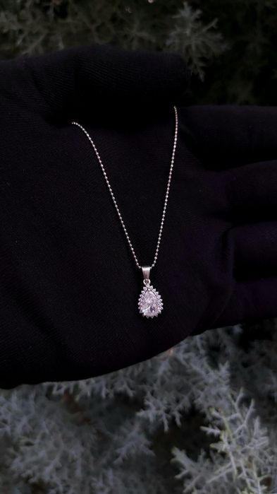 Цепочка кулон 925 Ювелирные украшения серебрянный sepochka kulon