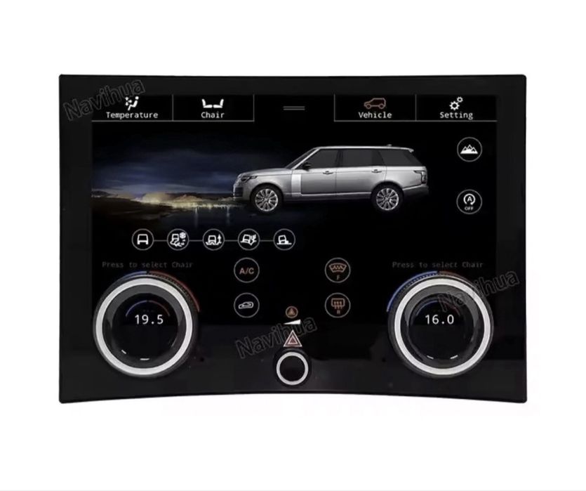 LICHIDARE STOC! Display clima retrofit cu CarPlay L405 sau L494 cu sau fara CD.