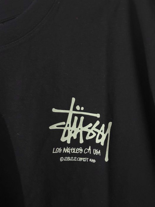 Tricou Negru Stussy Print Dragon marimea S