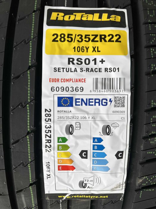 Летен спорт пакет ROTALLA 265/35R22 102Y XL 285/35R22 106Y XL НОВ DOT