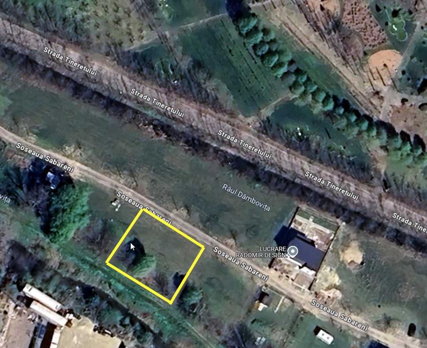 Teren de vanzare 600mp sau 1200mp parc Satul Olandez com Joita