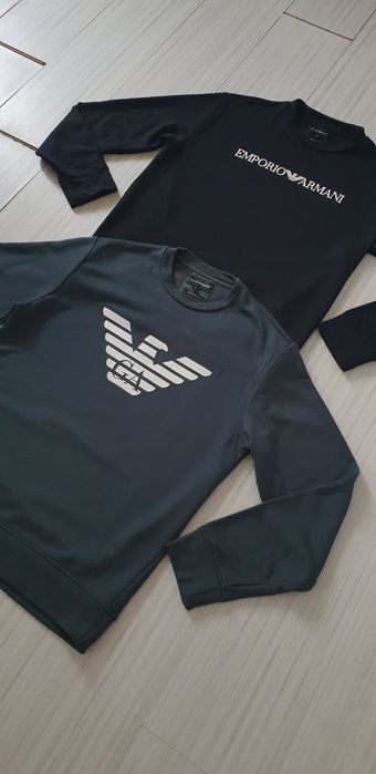 Emporio Armani Essentials Mens Size M НОВО! ОРИГИНАЛ! Мъжки Блузи!