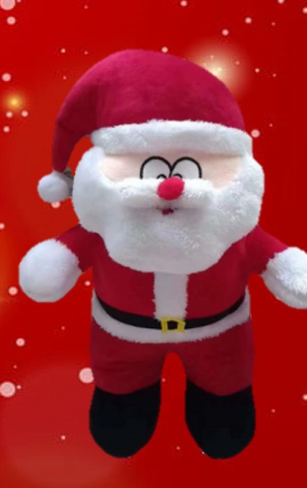 Плюшен Дядо Коледа 35см